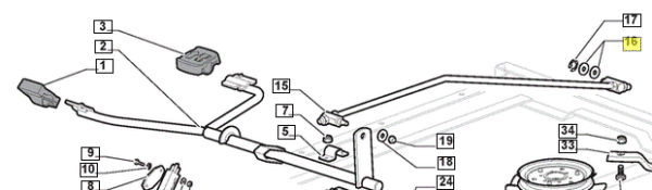 PODLOŽKA KOSIŠČA CASTELGARDEN - Slika 2