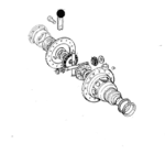 OHIŠJE ZADNJEGA DIFERENCIALA ZA TRAKTOR FIAT 130-90, 140-90, 115-90, 160-90, 180-90