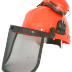 ZAŠČITNI MREŽASTI VIZIR Z GLUŠNIKOM IN ČELADO UNIVERZAL