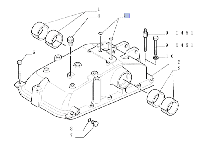 14457581 oring nosilca distributorjev za traktor new holland ORING NOSILCA DISTRIBUTORJEV ZA TRAKTOR NEW HOLLAND TN95A, TN75A, TN85A, TN70A, TN55D, TN65D, TN70D, TN70F, TN75F, TN90F, T4040, T4020, T4030, T4040,T4050, T4060 - Slika 1