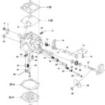 GARNITURA ZA POPRAVILO VPLINJAČA MOTORNE ŽAGE JONSERED CS2166, CS2172