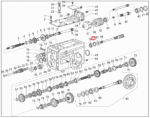 SEGER OBROČ J52 KARDANSKE OSI ZA TRAKTOR ANTONIO CARRARO COUNTRY 3700, COUNTRY 4300, COUNTRY 4400 - Slika 2