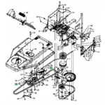 JERMEN POGONA "DALJŠI" ZA VRTNI TRAKTOR MTD RH125/92 - Slika 2
