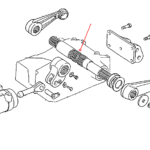 HORIZONTALNA OSOVINA DVIŽNIH ROK ZA TRAKTOR FIAT 62-86, 60-76, 60-75, 70-66, 80-66, 82-94, 88-93, 60-94