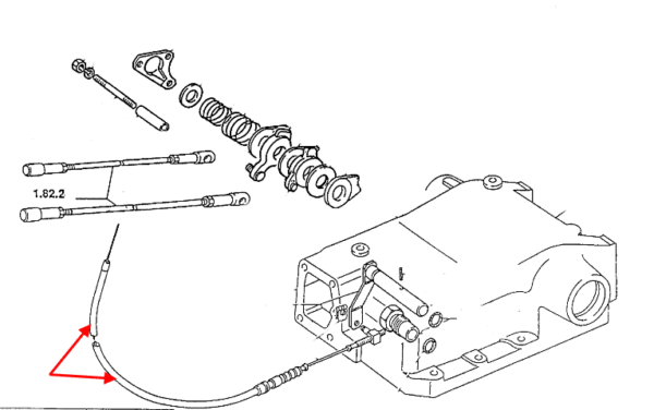 BOVDEN DVIGA ZA TRAKTOR FIAT 62-86, 60-76F, 55-66, 72-86, 82-86 - Slika 2