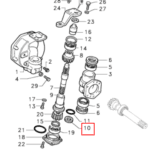 SEMERING 28x40x7 VODILA PREDNJEGA BOČNEGA REDUKTORJA GOLDONI STAR 3070 V