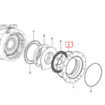 ORING PREDNJEGA BOČNEGA REDUKTORJA  3,35x209,14mm TRAKTOR SAME DORADO 85 CLASSIC
