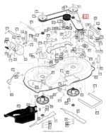 JERMEN NOŽEV, KOSIŠČA ZA VRTNI TRAKTOR MURRAY SENTINEL 125/96