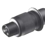 PLASTIC PLUG 3 PINS - 12/24V - MALE,CASE FIAT,FORD,NH,