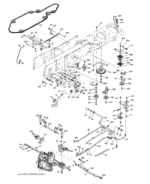 JERMEN POGONA ZA VRTNI TRAKTOR GARDOL 185107HRB, 155107HRB - Slika 2