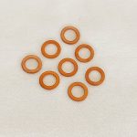 BAKRENA PODLOŽKA 6,2x10x0,9mm 8KOS