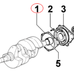 TESNILO ZADNJEGA POKROVA MOTORJA 0,5mm LOMBARDINI 9LD626-2
