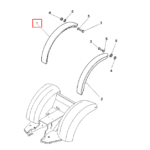 DESNI PODALJŠEK BLATNIKA LANDINI MISTRAL 50