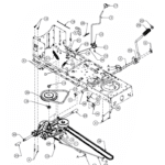 REMEN POGONA ZA VRTNI TRAKTOR MTD LF130, 17.5/42