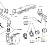 VIJAK PRIRUBNICE TURBINE TRAKTOR FIAT F130DT, M8x30