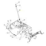 STUP VOLANA ZA VRTNI TRAKTOR BLACK-LINE B155/92M