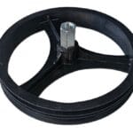 JERMENICA 254mm ZA MOTORNI PREKOPALNIK, NA DVA JERMENA, PREMER OSOVINE 17mm