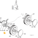 ROČICA NASTEVITVE DVIGA KOŠNJE CASTELGARDEN R534TR, RASER