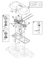 ZOBATI JERMEN NOŽEV / KOSIŠČA ZA VRTNI TRAKTOR STIGA PARK 107M - Slika 2
